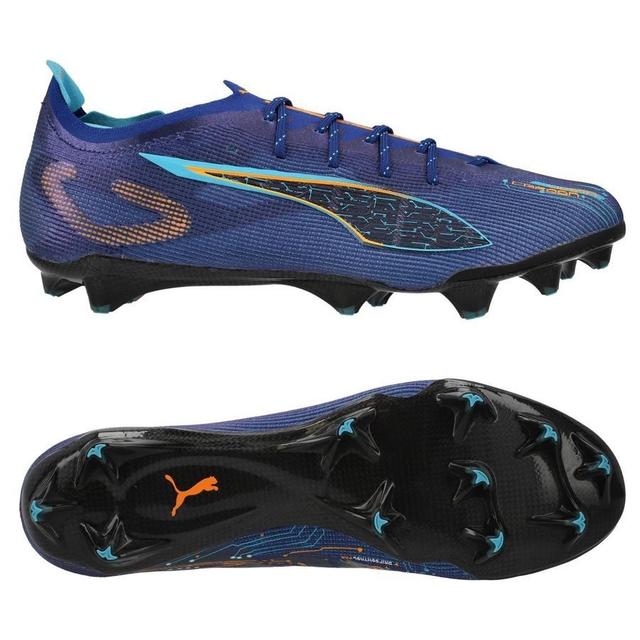 PUMA Ultra 5 Carbon Fg Speed Edition - Vivid Blue/heat Fire/bright Aqua/PUMA Black Limited Edition - Grass (Fg), size 46½ on Productcaster.