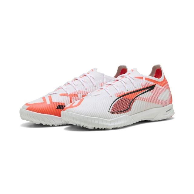 PUMA Ultra 5 Pro Cage Tt Unlimited - PUMA White/PUMA Black/glowing Red - Turf (Tf), size 43 on Productcaster.