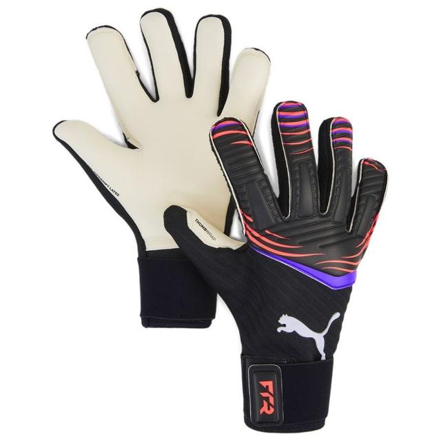 PUMA Goalkeeper Gloves Future Pro Hybrid Unlimited - PUMA Black/glowing Red/purple Glimmer, size 11 on Productcaster.