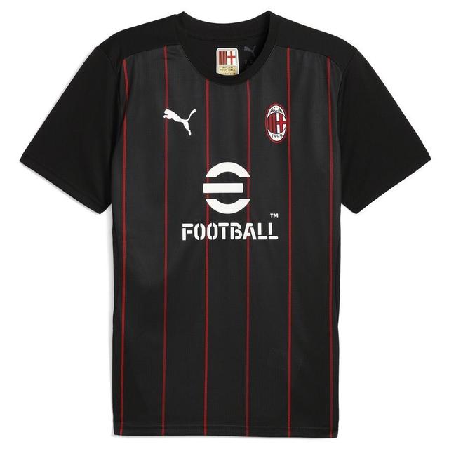 Milan Training T-shirt Pre Match - PUMA Black/for All Time Red, size X-Small on Productcaster.