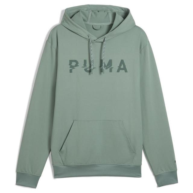 M Cloudspun Branded Hoodie Green Moon - PUMA, koko Large on Productcaster.