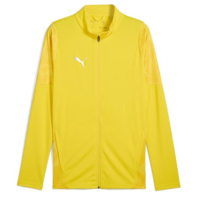 PUMA Training Jacket Teamcup - Faster Yellow/PUMA Silver, size X-Large on Productcaster.