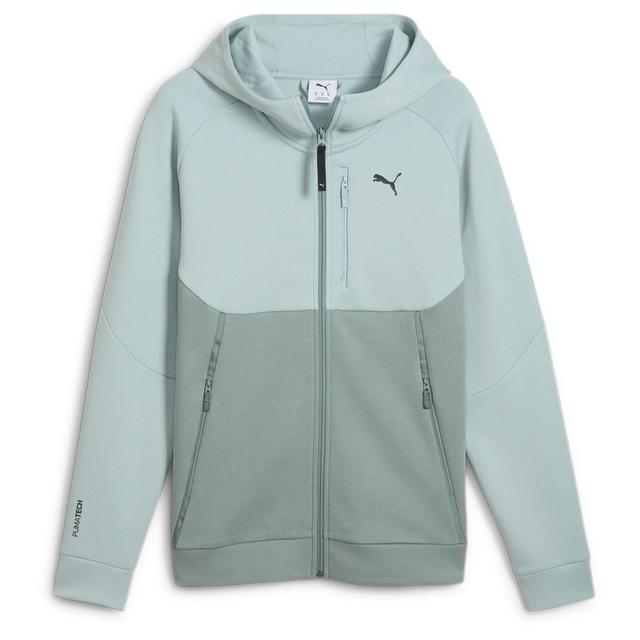 PUMA Hoodie PUMAtech Full Zip - Modern Mint, size X-Small on Productcaster.