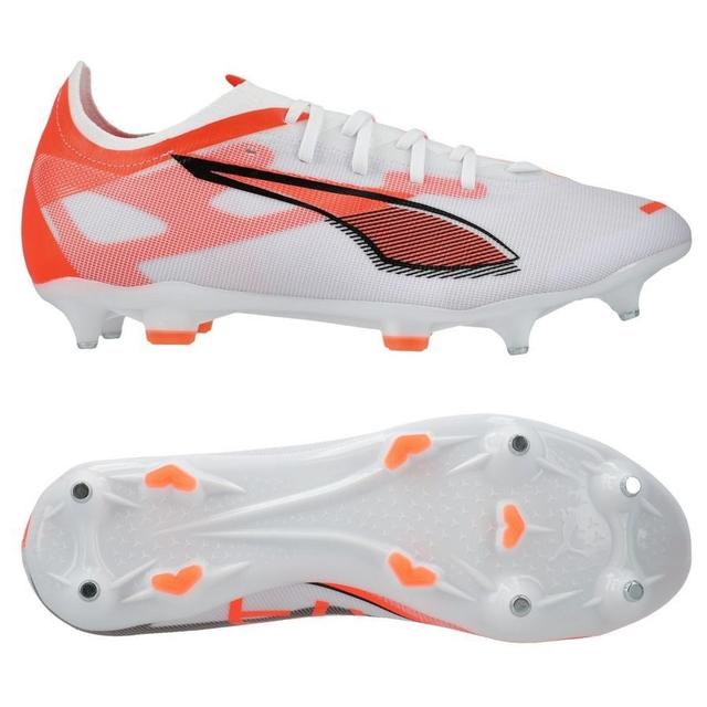 PUMA Ultra 5 Match Sg Unlimited - PUMA White/PUMA Black/glowing Red - Soft Ground (Sg), size 48½ on Productcaster.