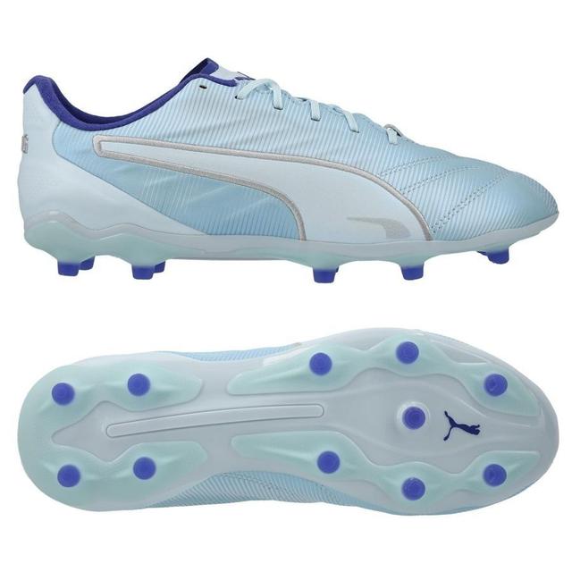 PUMA King Pro Fg/ag Light Up - Icy Blue/light Aqua/lapis Lazuli Women Limited Edition, size 41 on Productcaster.