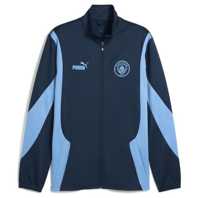 Manchester City Jacket ftblNRGY+ - Marine Blue/Blazing Blue - PUMA, size Large on Productcaster.