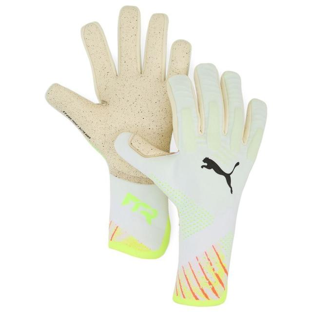 PUMA Goalkeeper Gloves Future Ultimate Nc Launch Edition - PUMA White/fluo Green/fluo Yellow, size 8 on Productcaster.