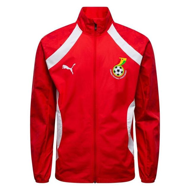 Ghana Jacket Pre Match Woven Anthem Africa Cup Of Nations 2025 - PUMA Red/PUMA White, size XX-Large on Productcaster.