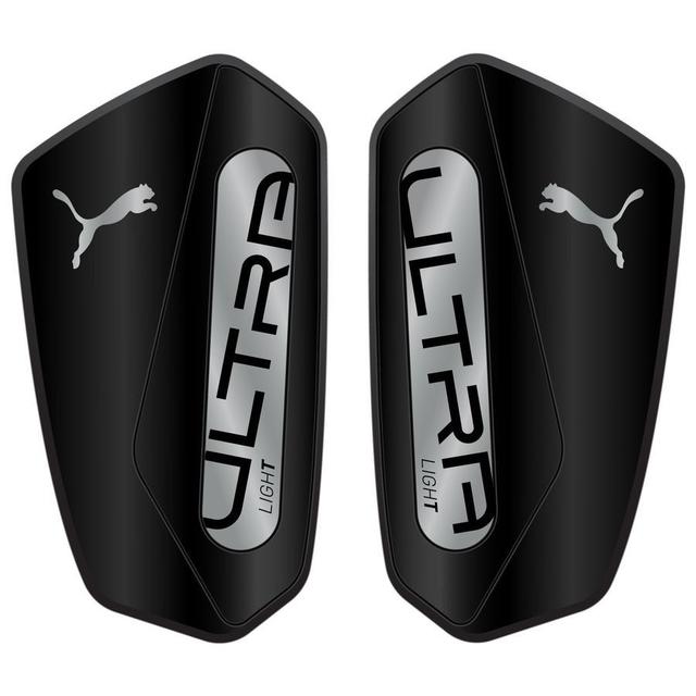 PUMA Shin Pads Ultra Light Sleeve Eclipse - PUMA Black/PUMA Silver, size X-Small on Productcaster.