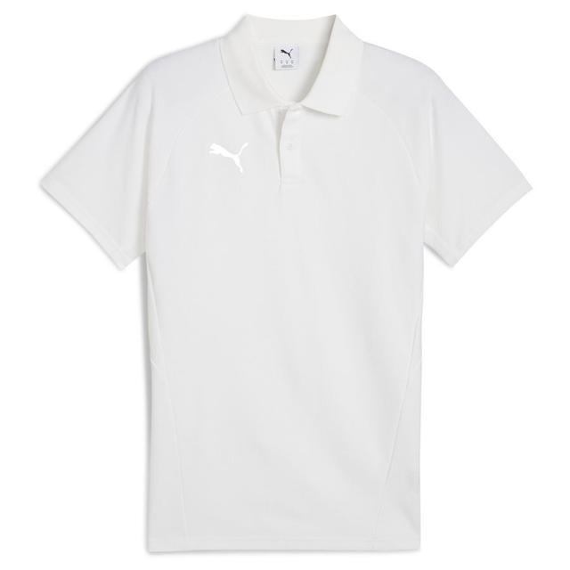 PUMA Polo Teamevostripe - PUMA White/PUMA Silver/feather Grey, size Large on Productcaster.