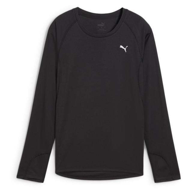 W RUN VELOCITY LONG SLEEVE (POLY) PUMA Black, pointure Large on Productcaster.