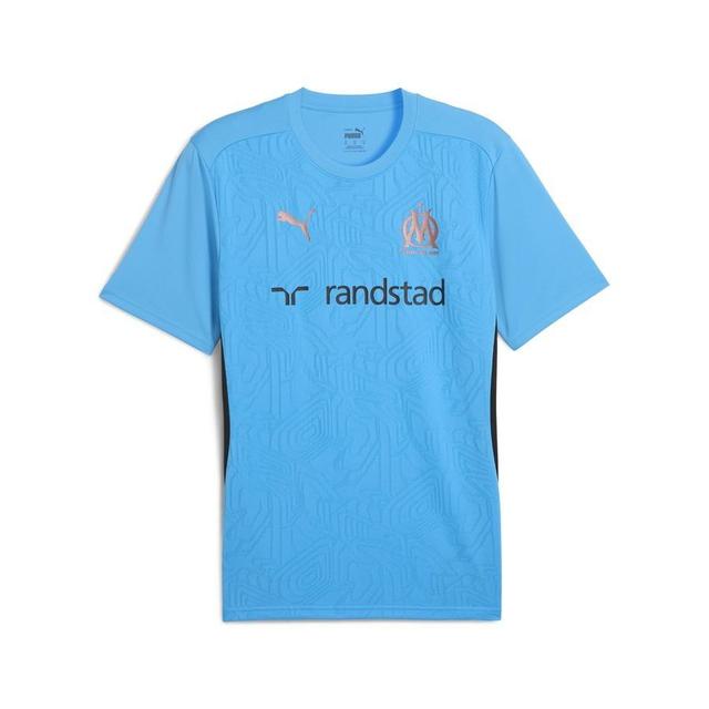 Marseille Training T-shirt - Bleu Azur/copper - PUMA, size Medium on Productcaster.