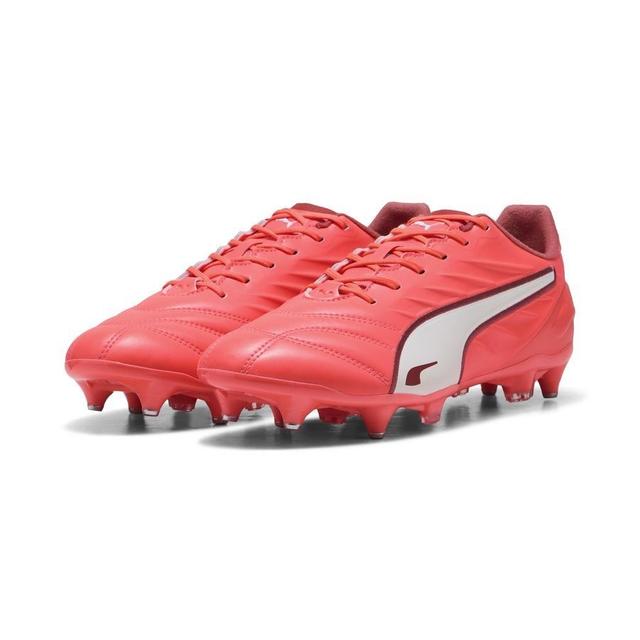 PUMA King Pro Sg Unlimited - Glowing Red/PUMA White/red Fire - Soft Ground (Sg), size 46 on Productcaster.