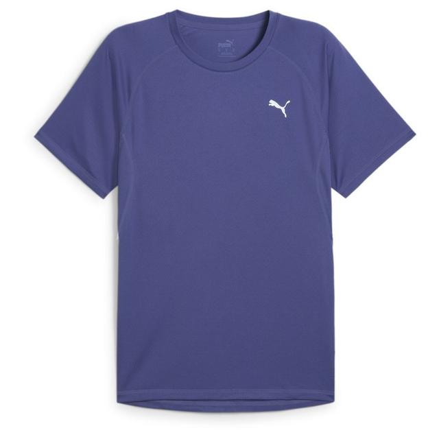 PUMA Running T-shirt Run Velocity - Blue, size X-Large on Productcaster.