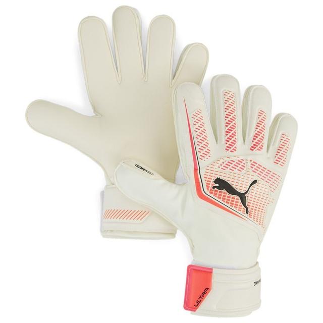 PUMA Goalkeeper Gloves Ultra Match Protect Rc Unlimited - PUMA White/glowing Red/PUMA Black, size 10 on Productcaster.