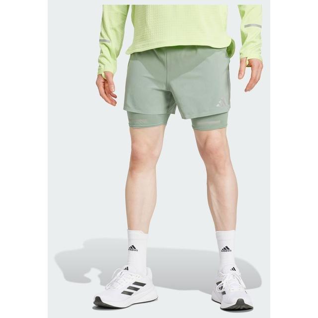 adidas Ultimate Running Reflective 2-in-1 Shorts, størrelse X-Large on Productcaster.