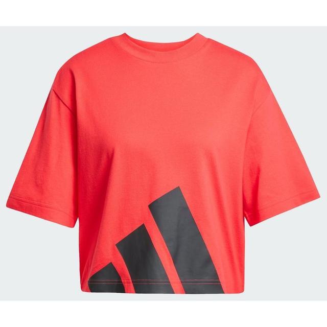 adidas Essentials Big Logo Boyfriend Tee, storlek Large on Productcaster.