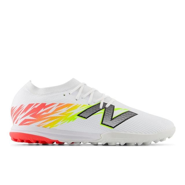 New Balance Furon V8 Team Tf Flash Point - White/red/silver - Turf (Tf), size 42 on Productcaster.