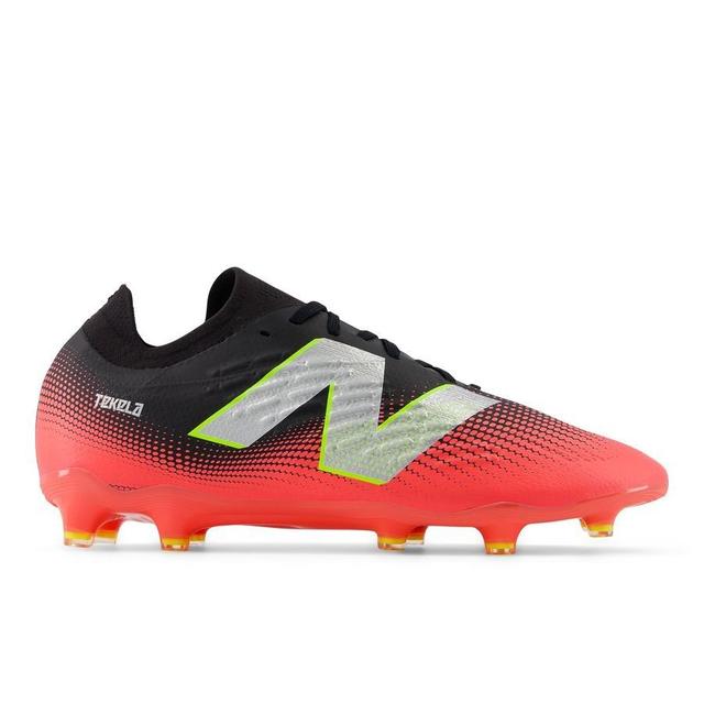 New Balance Tekela V4 Magia Low Fg Flash Point - Black/red/silver - Grass (Fg), size 40 on Productcaster.