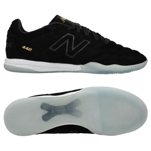 New Balance 442 V2 Pro In Ls - Black - Indoor (Ic), size 38 on Productcaster.