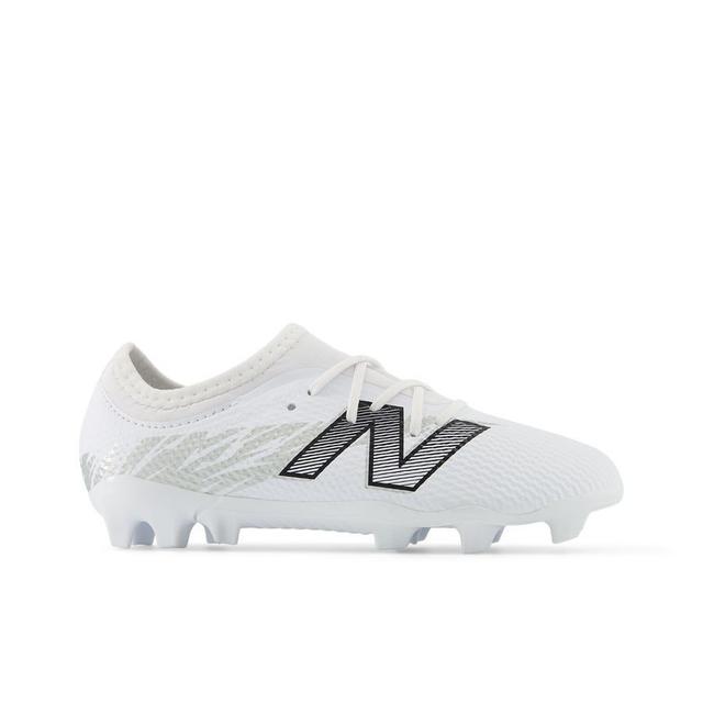 New Balance Furon V8 Team Fg 10 Year - White/black Kids Pre-order - Grass (Fg), size 31 on Productcaster.