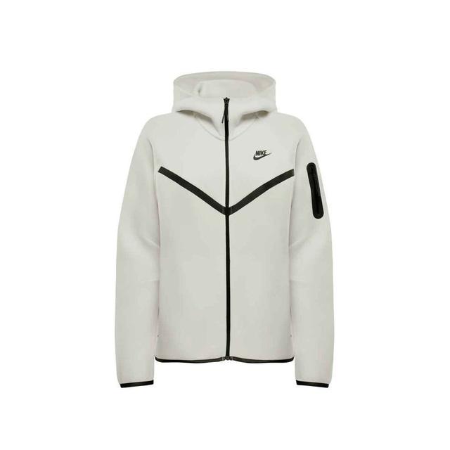 Nike Hoodie Tech Fleece Fz Windrunner - Pale Ivory/black Women, size XX-Large on Productcaster.