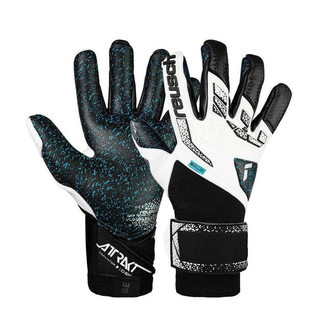 Reusch Goalkeeper Gloves Attrakt Freegel Fusion Goaliator Gk:Lab - White/silver Metallic/black, size 9 on Productcaster.