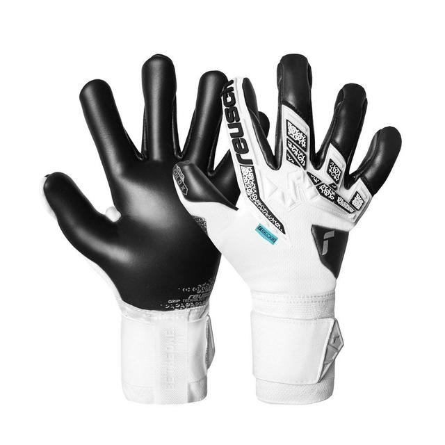 Reusch Goalkeeper Gloves Attrakt Freegel Gold X Gk:Lab - White/silver/black, size 10½ on Productcaster.