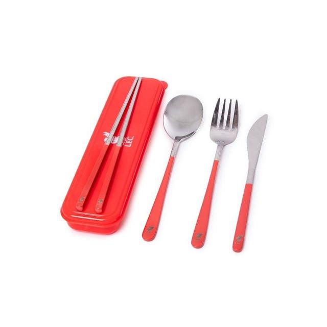 Liverpool Cutlery & Chopsticks Set - Red - Liverpool FC, size One Size on Productcaster.