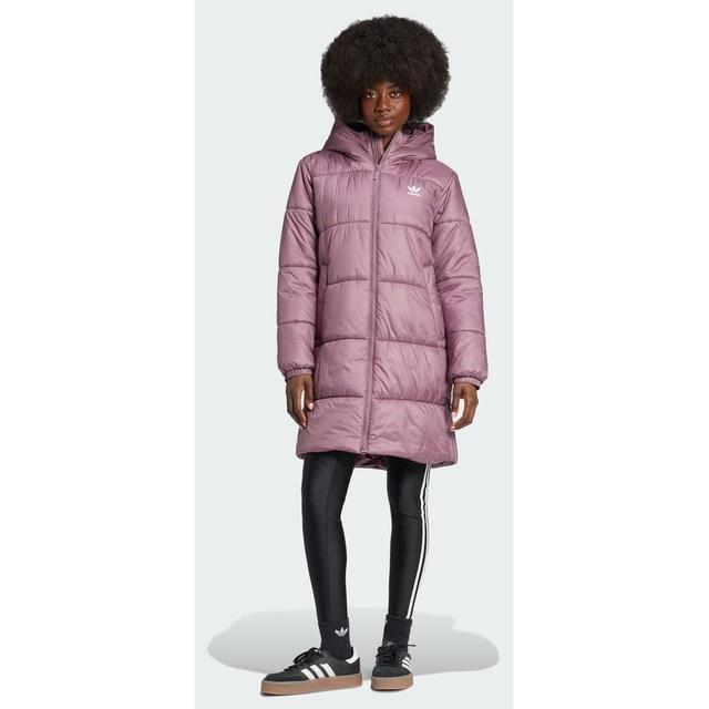 adidas Original Adicolor Long Puffer Jacket, maat Medium on Productcaster.