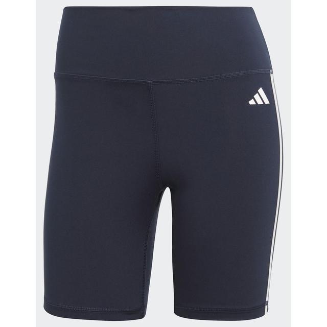 adidas Training Essentials 3-streifen High-waisted Kurze Leggings, Größe Medium on Productcaster.