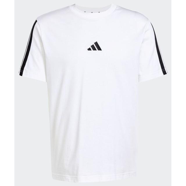 adidas Essentials 3-stripes Single Jersey Tee, storlek Small on Productcaster.