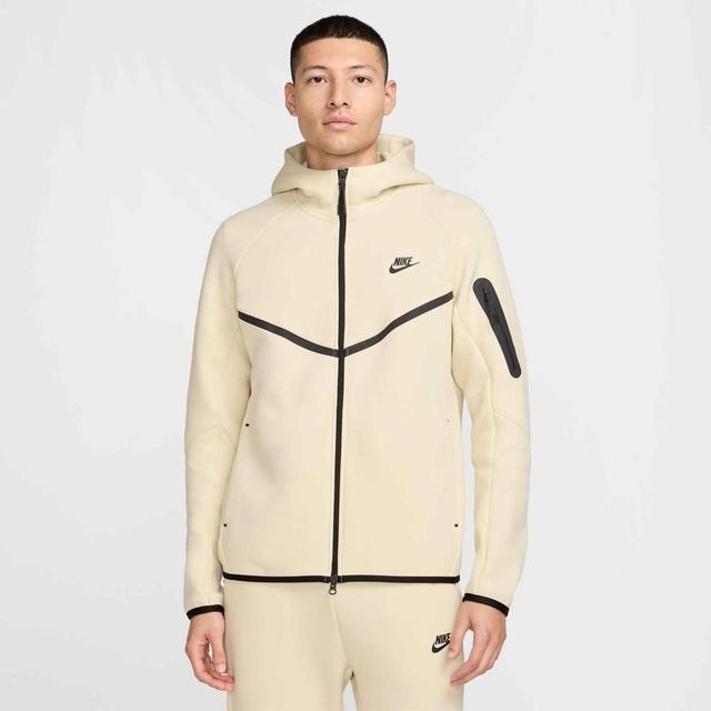 Nike Hoodie Tech Fleece 24 Fz Windrunner - Khaki/black, size Small on Productcaster.