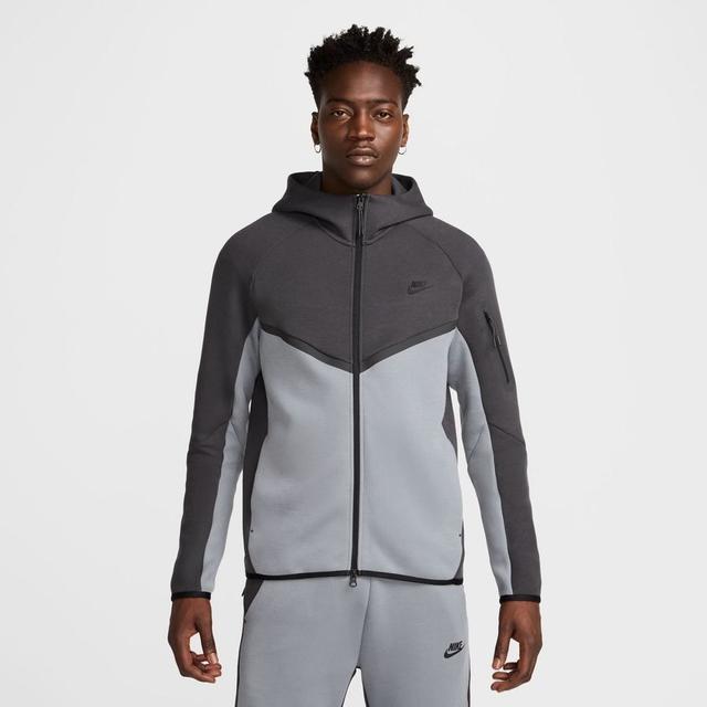 Nike Hoodie Tech Fleece 24 Fz - Anthracite/black, size Large on Productcaster.