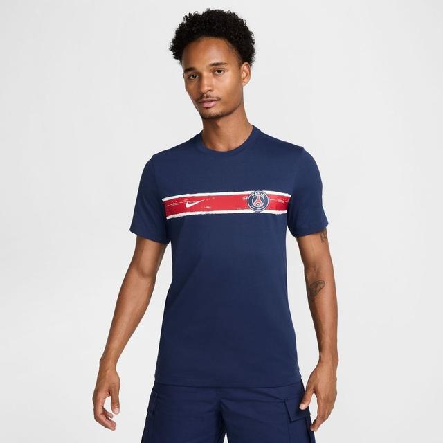 Paris Saint Germain T-shirt Heritage - Midnight Navy - Nike, size X-Small on Productcaster.