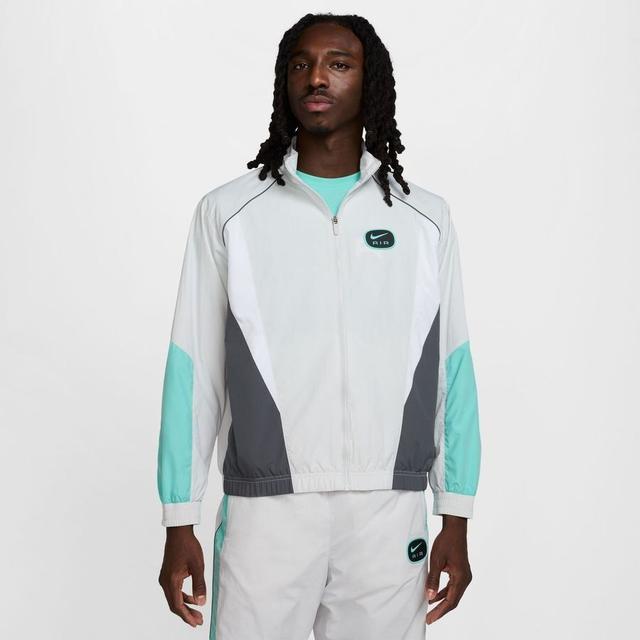 Nike Air Track Top Nsw Woven - Photon Dust/iron Grey/tropical Twist, size X-Small on Productcaster.