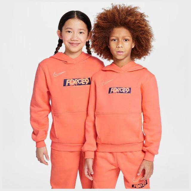 Nike Hoodie Club Fleece Erling Haaland Personal Edition - Wild Mango/orange Pulse Kids, size S: 128-137 cm on Productcaster.