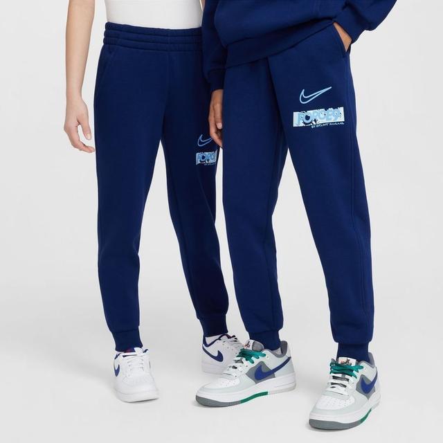 Nike Sweatpants Club Fleece Erling Haaland Personal Edition - Blue Void/university Blue Kids, size XL: 158-170 cm on Productcaster.