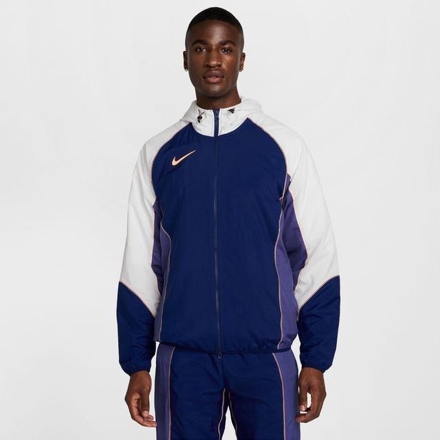 Nike Training Jacket Repel Strike + Woven - Blue Void/Photon Dust/Dark Purple Orange Pulse, size Large on Productcaster.