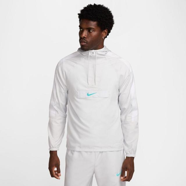 Nike Anorak Repel Academy + - Photon Dust/Dynamic Turq, size Large on Productcaster.