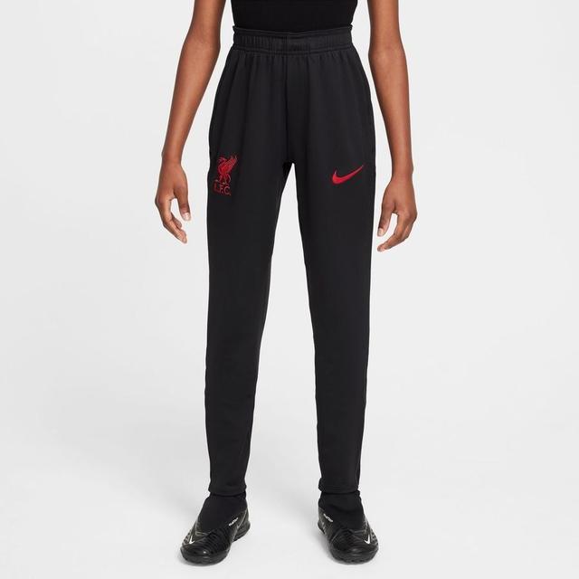 Liverpool Training Trousers Dri-fit Strike - Black/gym Red Kids - Nike, size M: 137-147 cm on Productcaster.