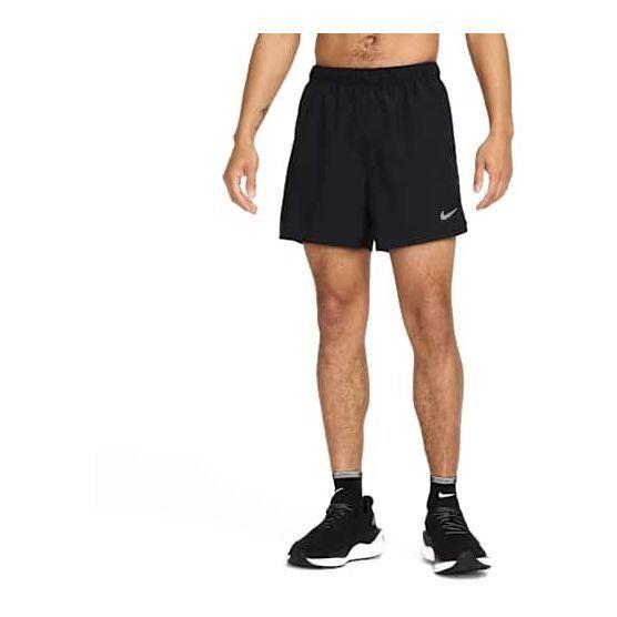 M Nk Df Chlngr 5in 2in1 Short Black/black/black/refsil - Nike, size Small on Productcaster.