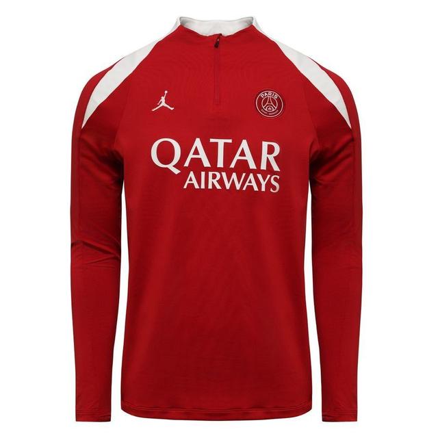 Paris Saint Germain Training Shirt Dri-fit Strike Drill 4th Jordan x Psg - Wings Jordan Red/white Kids - Nike, size M: 137-147 cm on Productcaster.