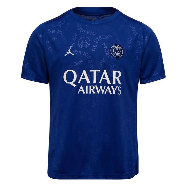 Paris Saint Germain Training T-shirt Dri-fit Academy Pro Pre Match 4th Jordan x Psg - Deep Royal Blue/white - Nike, size Large on Productcaster.