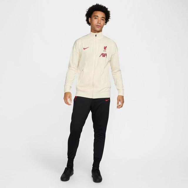 Liverpool Tracksuit Dri-fit Strike - Coconut Milk/gym Red/black - Nike, size X-Large on Productcaster.