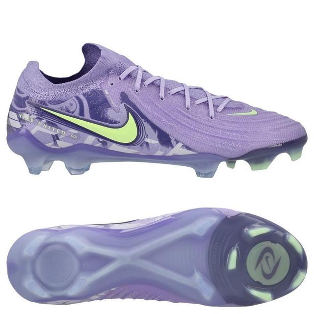 Nike Phantom Gx Ii Elite Fg United - Purple Agate/barely Volt - Grass (Fg), size 47½ on Productcaster.