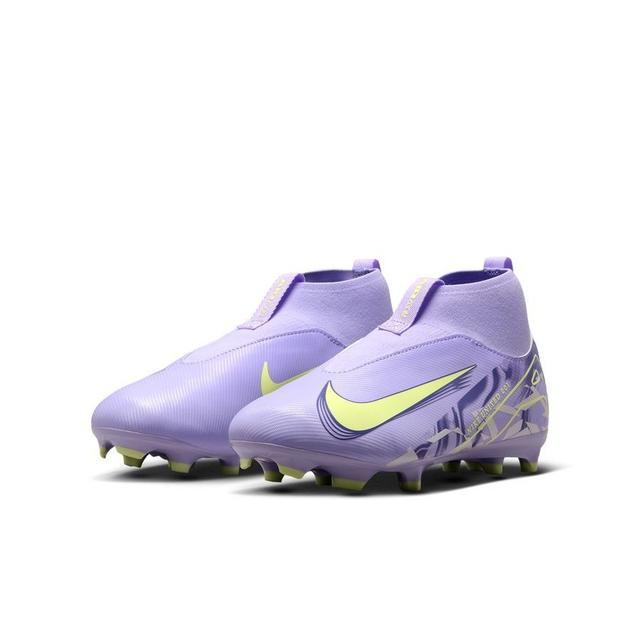 Nike Air Zoom Mercurial Superfly 10 Academy Mg United - Purple Agate/barely Volt Kids, size 38½ on Productcaster.