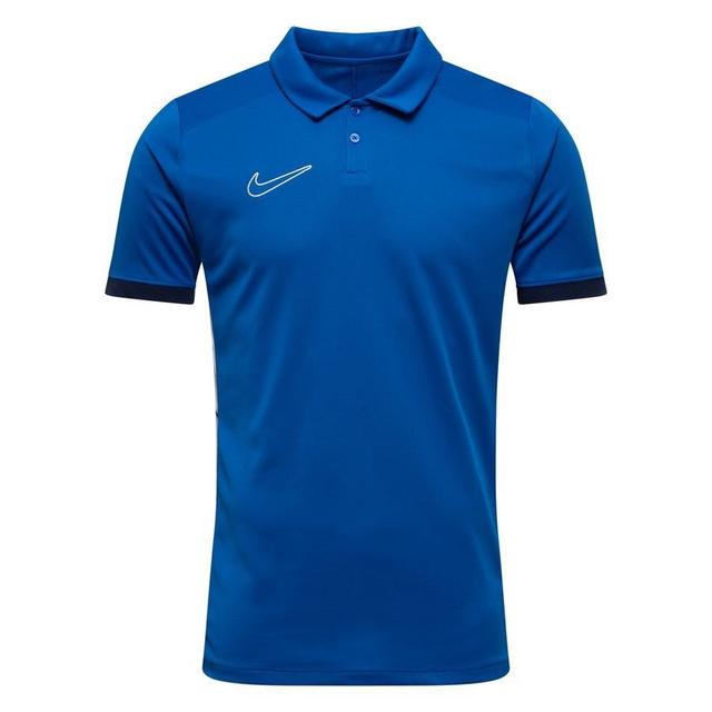 Nike Polo Dri-fit Academy 25 - Blue/navy/white Kids, size S: 128-137 cm on Productcaster.