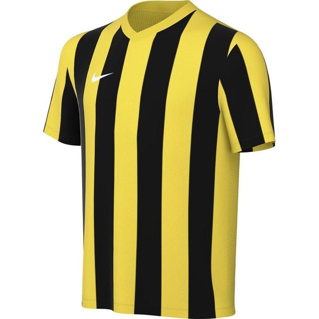 Nike Playershirt Dri-fit Striped Division V - Tour Yellow/black/white Kids, size M: 137-147 cm on Productcaster.