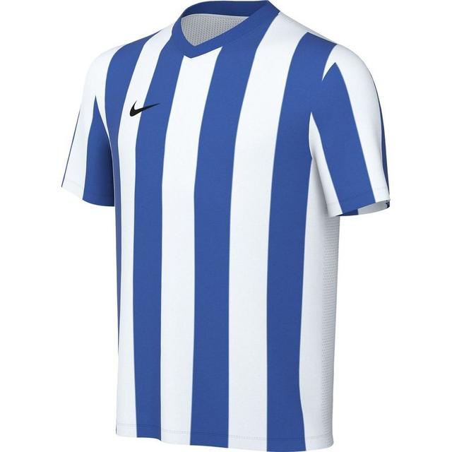 Nike Playershirt Dri-fit Striped Division V - White/royal Blue/black Kids, size XL: 158-170 cm on Productcaster.